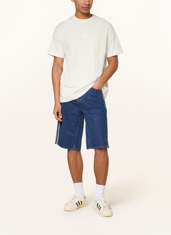 adidas Originals FIREBIRD ADICOLOR jeansshort met galonstrepen MEDVIN