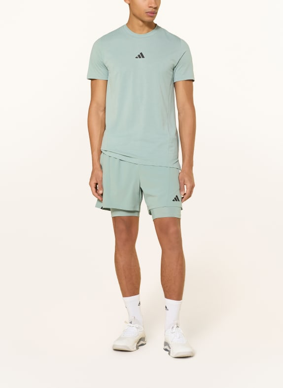 adidas 2-in-1 trainingsshort D4T MINT