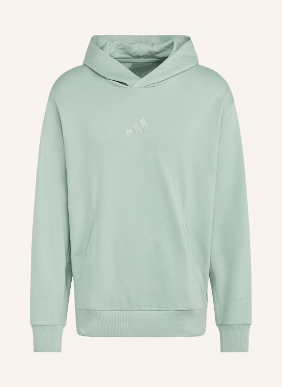 adidas Bluza z kapturem ALL SZN SZARONIEBIESKI