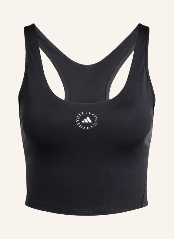 adidas by Stella McCartney Cropped-Top ASMC SCHWARZ