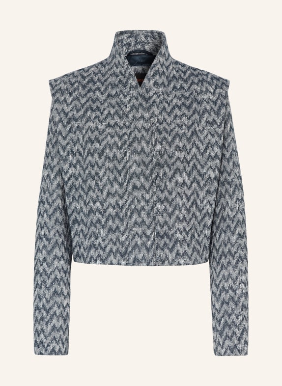 BOSS JAKELINA jacket DARK BLUE / ECRU