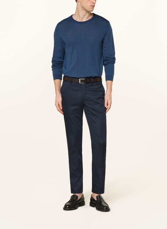 BOSS Chino KAITON Slim Fit ALBASTRU ÎNCHIS