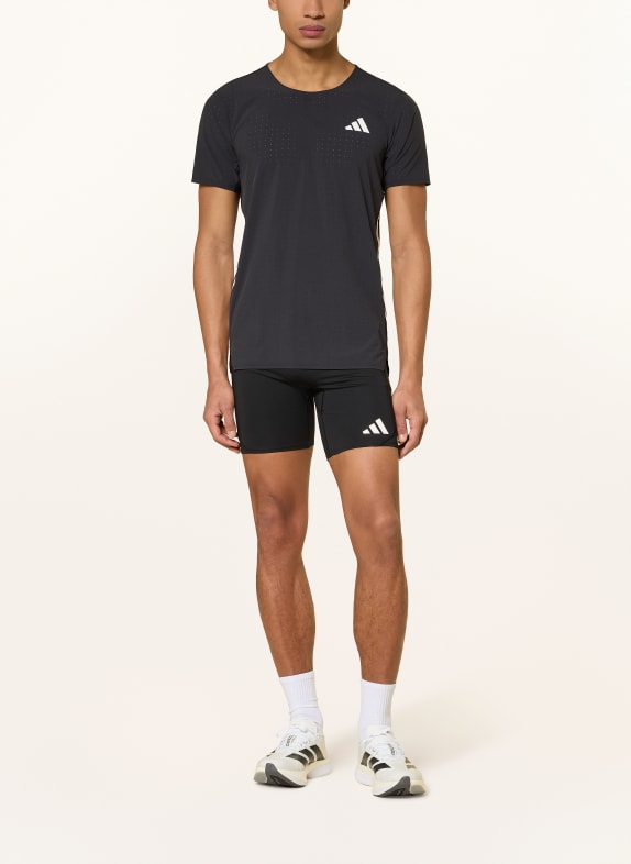 adidas Hardloopshirt ADIZERO ZWART / WIT