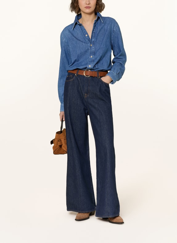 7 for all mankind Jeans jumpsuit DOUBLE DONKERBLAUW / BLAUW