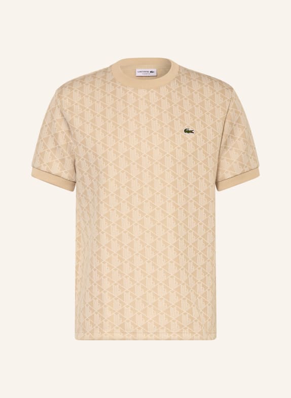 LACOSTE T-Shirt BEIGE / CREME