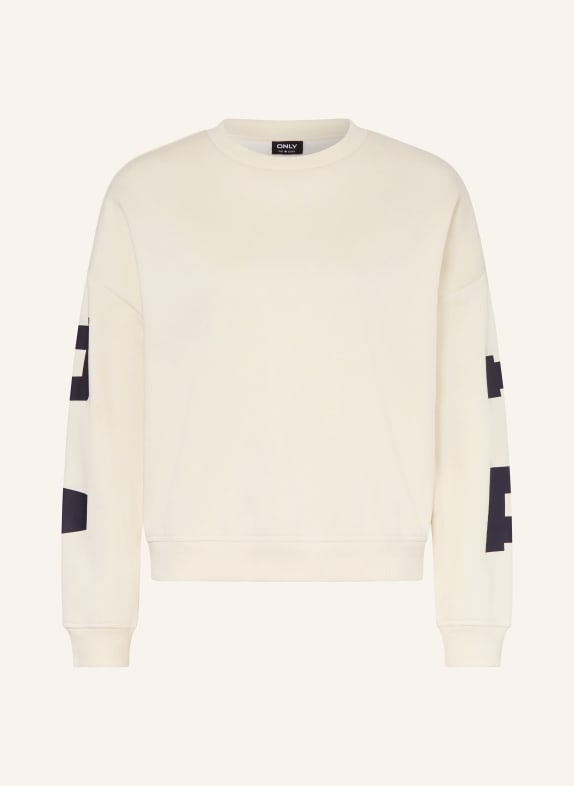 ONLY bluza BEŻOWY / GRANATOWY