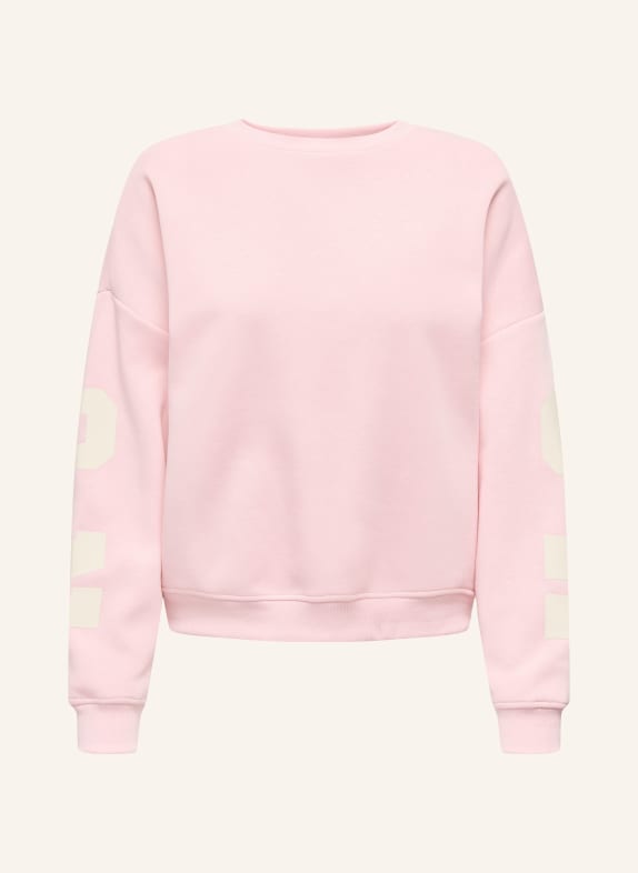 ONLY bluza RÓŻOWY / KREMOWY