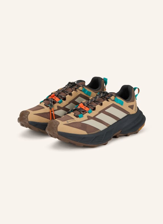 adidas TERREX Buty turystyczne TERREX FREEHIKER SL GTX BRĄZOWY / BEŻOWY / POMARAŃCZOWY