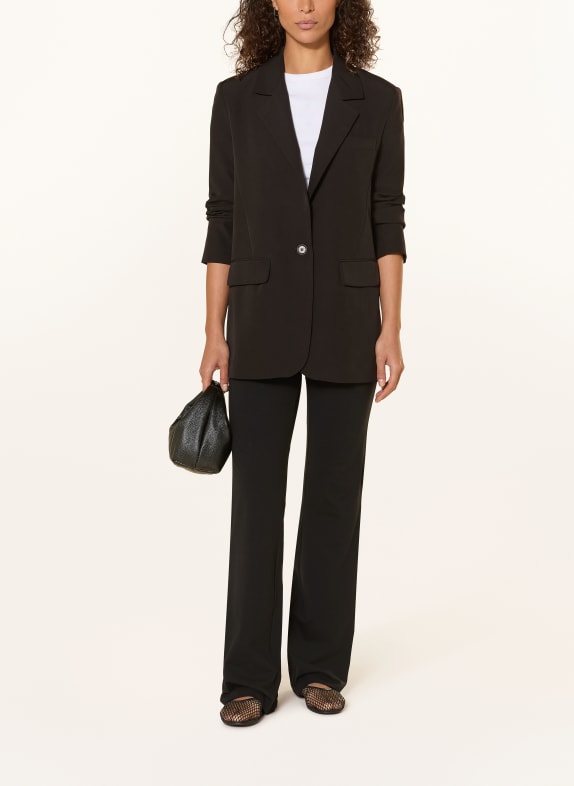 ONLY pantalon en jersey NOIR