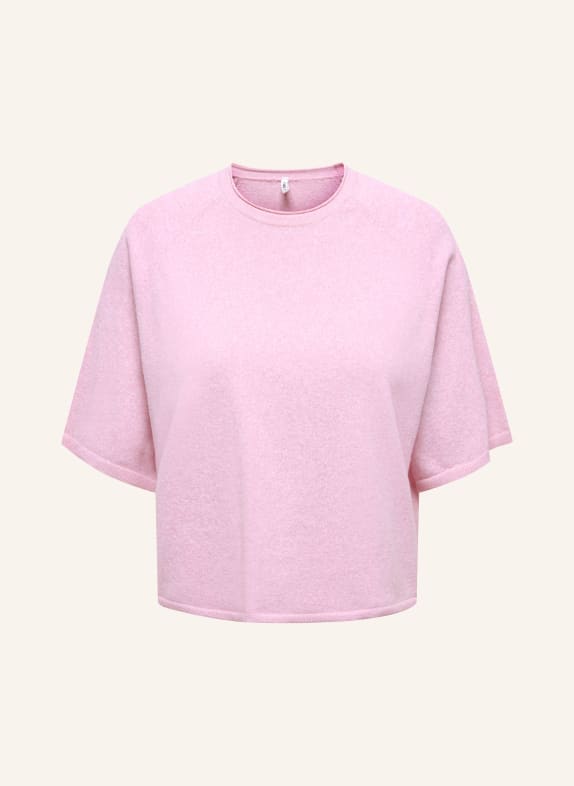 ONLY pletené tričko RŮŽOVÁ