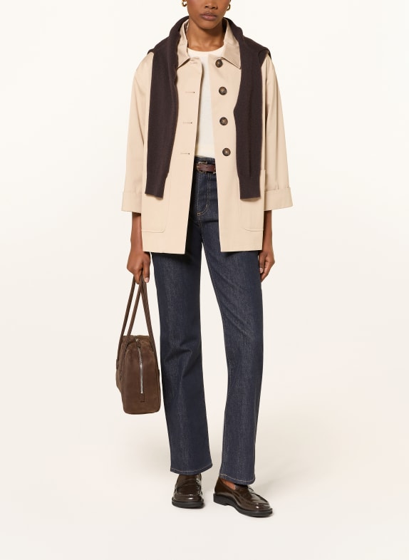 ICONS CINZIA ROCCA Overjacket mit 3/4-Arm HELLBRAUN