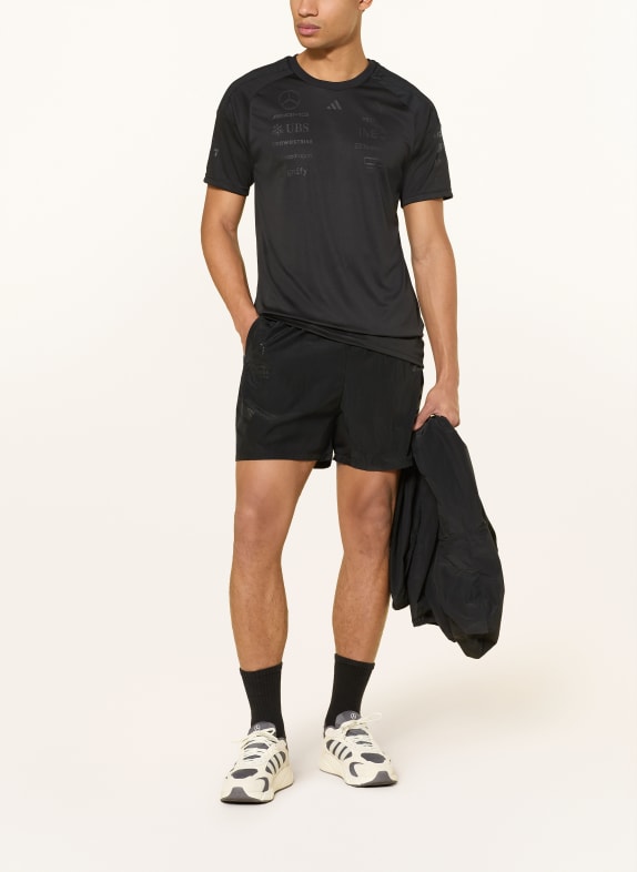 adidas Träningsshorts MERCEDES - AMG PETRONAS FORMULA ONE SVART