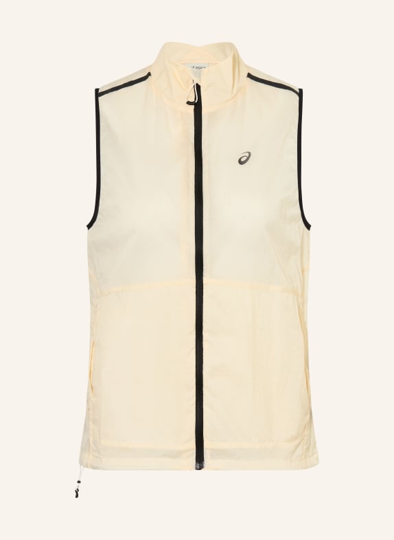 ASICS Laufweste METARUN PACKABLE CREME / SCHWARZ