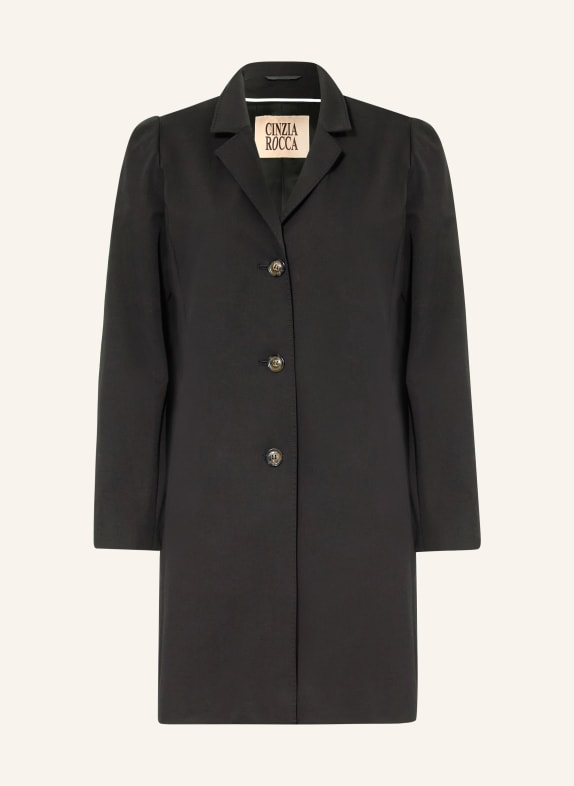 CINZIA ROCCA plášť ČERNÁ