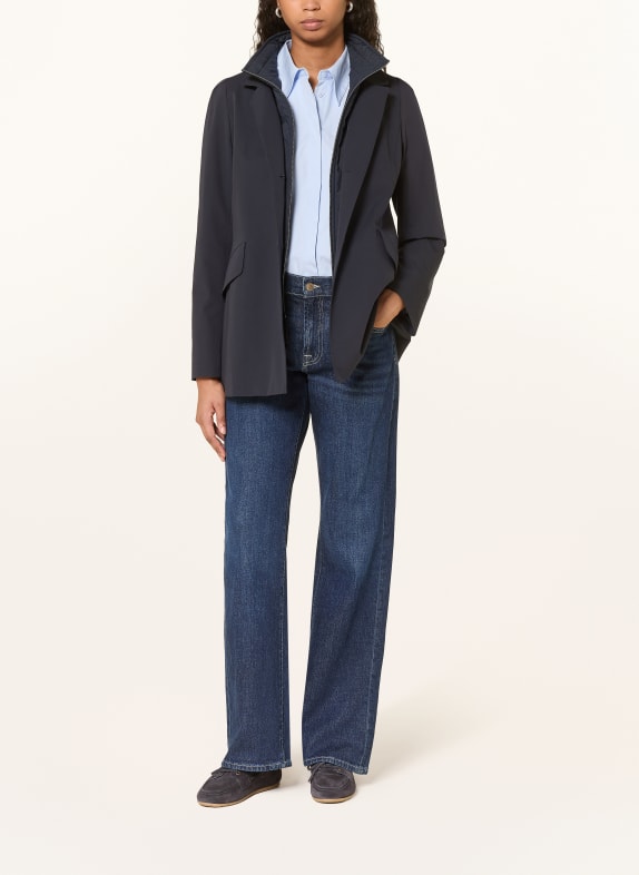 CINZIA ROCCA Jacket with removable panel DARK BLUE