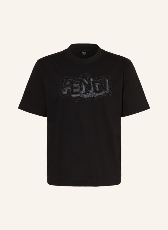 FENDI T-Shirt SCHWARZ