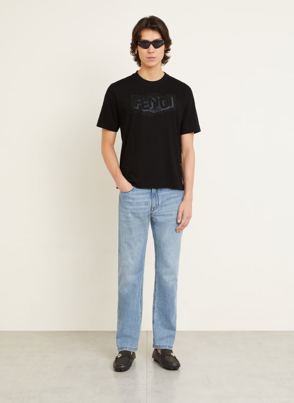 FENDI T-Shirt SCHWARZ