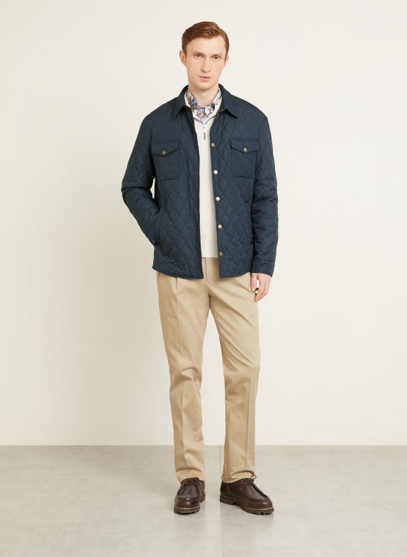 ETRO Overjacket DONKERBLAUW