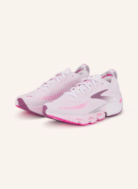 BROOKS Laufschuhe GLYCERIN FLEX WEISS / HELLROSA / PINK