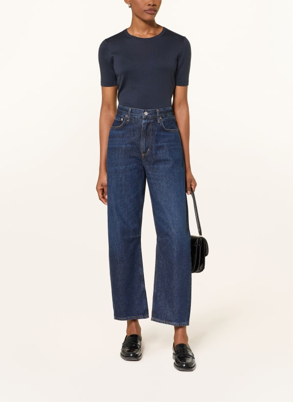WEEKEND Max Mara Strickshirt GABARRA mit Seide DUNKELBLAU