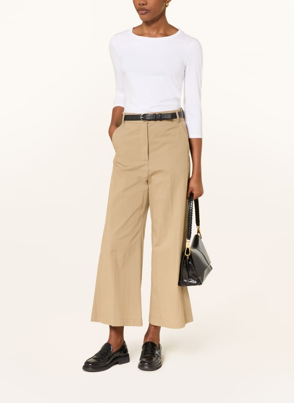 WEEKEND Max Mara Tricou MULTIA cu mâneci 3/4 ALB