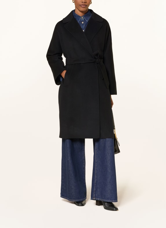 WEEKEND Max Mara CIVADA wool coat BLACK