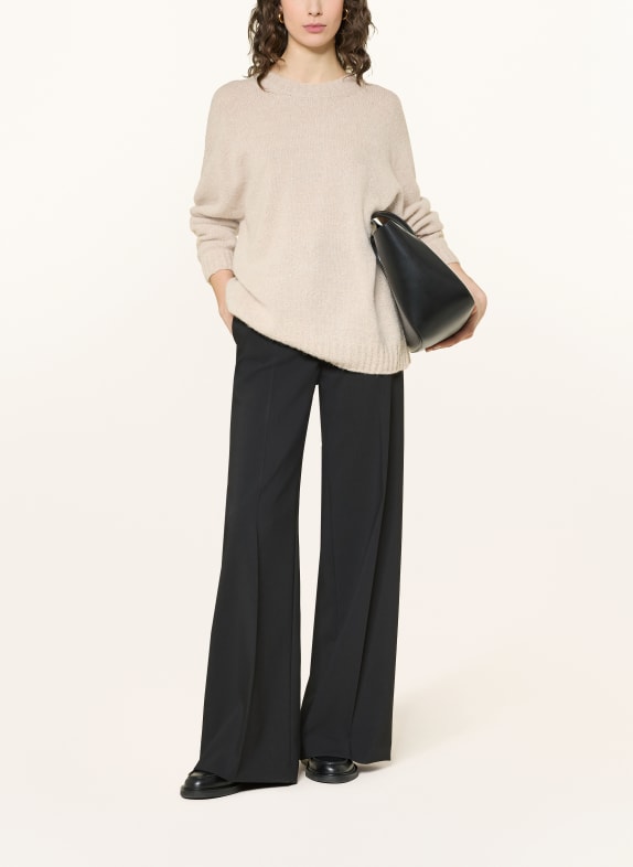 WEEKEND Max Mara Pulover PESCO cu alpaca MARO DESCHIS