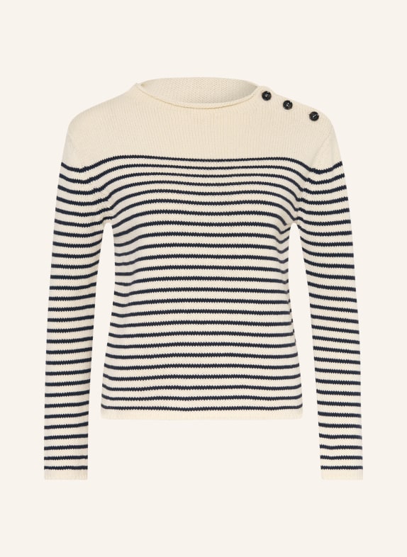 WEEKEND Max Mara Pullover QUADRO ECRU / SCHWARZ