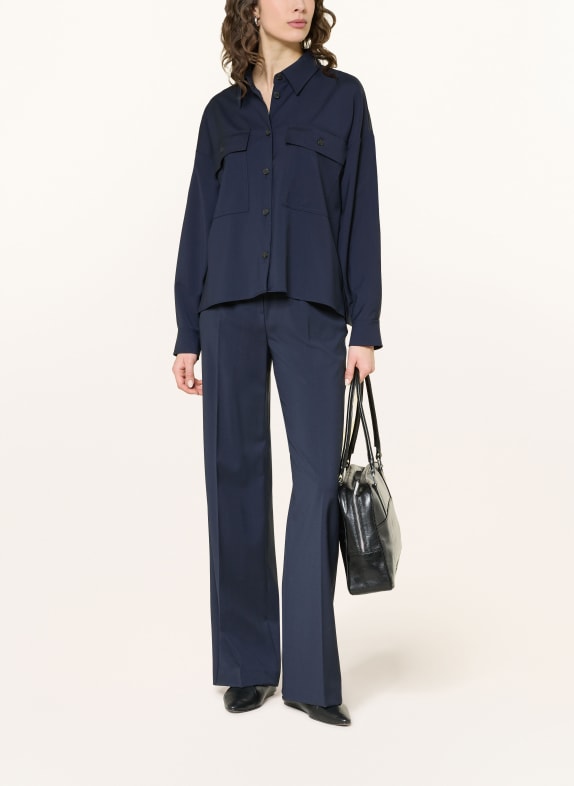 WEEKEND Max Mara Skjortblus MULINO MÖRKBLÅ