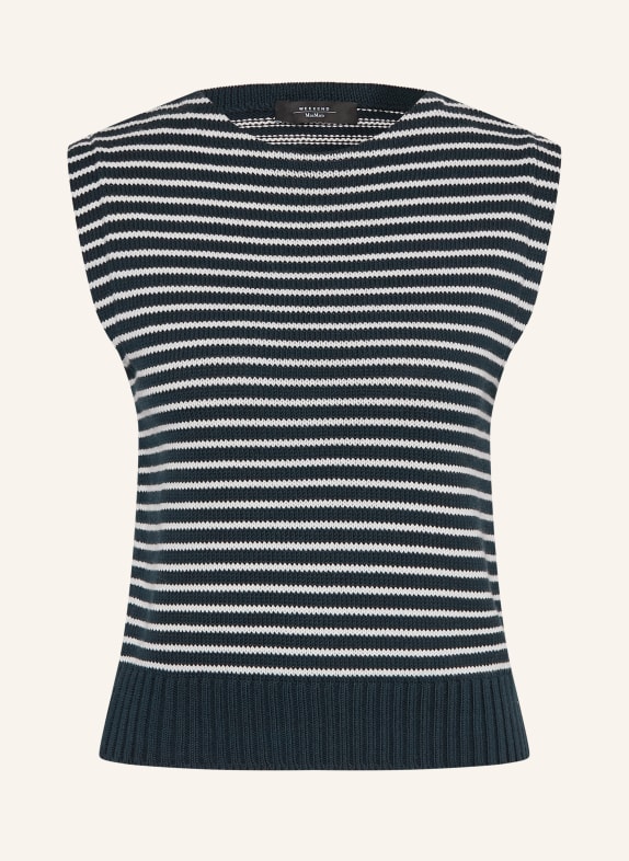 WEEKEND Max Mara Pullunder LANDA DUNKELBLAU / CREME