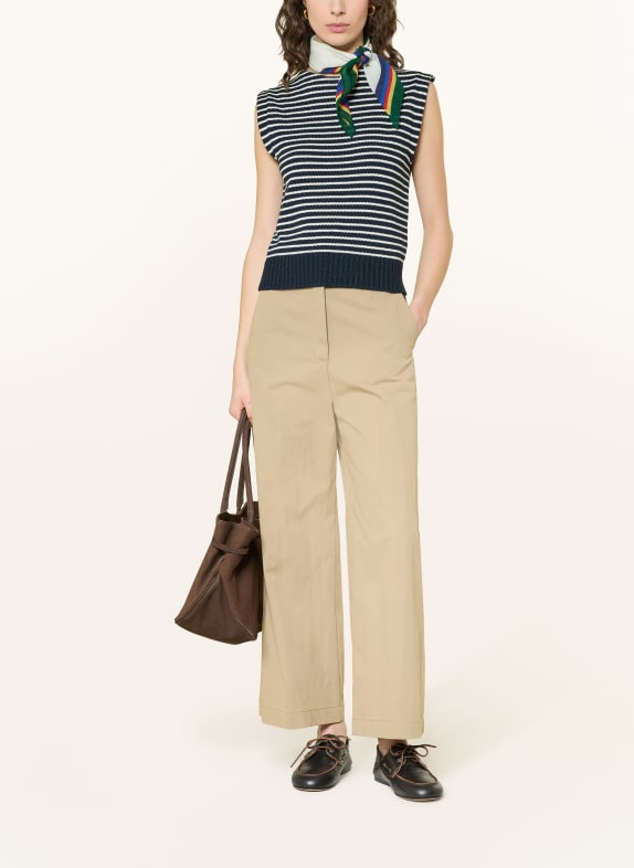 WEEKEND Max Mara Pullunder LANDA DONKERBLAUW / CRÈME