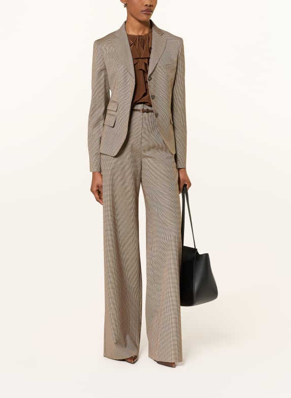 Max Mara STUDIO Marlene-broek CICALA LICHTBRUIN / BEIGE / DONKERBLAUW