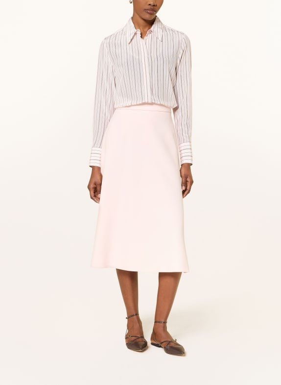 Max Mara STUDIO Overhemdblouse FLIRT van zijde ROSE CLAIR / ZWART