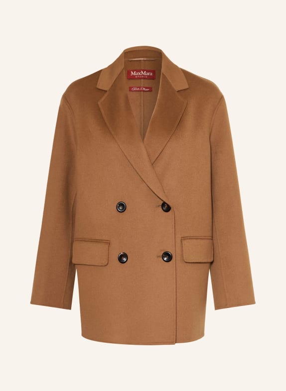 Max Mara STUDIO OMELIA pea coat BROWN