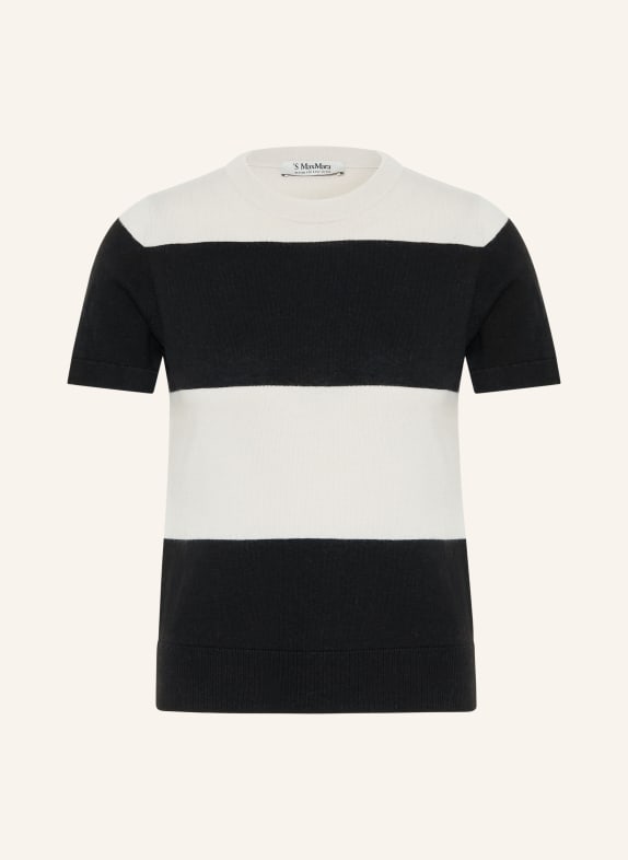 S Max Mara Strickshirt MAGENTA WEISS / SCHWARZ