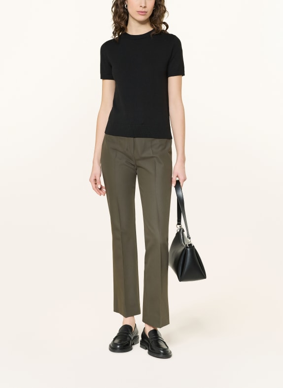 S Max Mara Gebreid shirt MAGENTA ZWART
