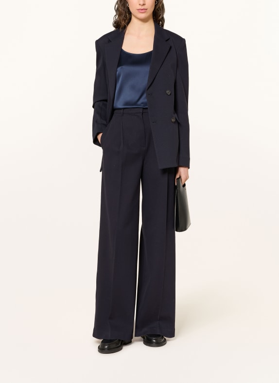 MM by Max Mara Marlene-broek PANNO van jersey DONKERBLAUW