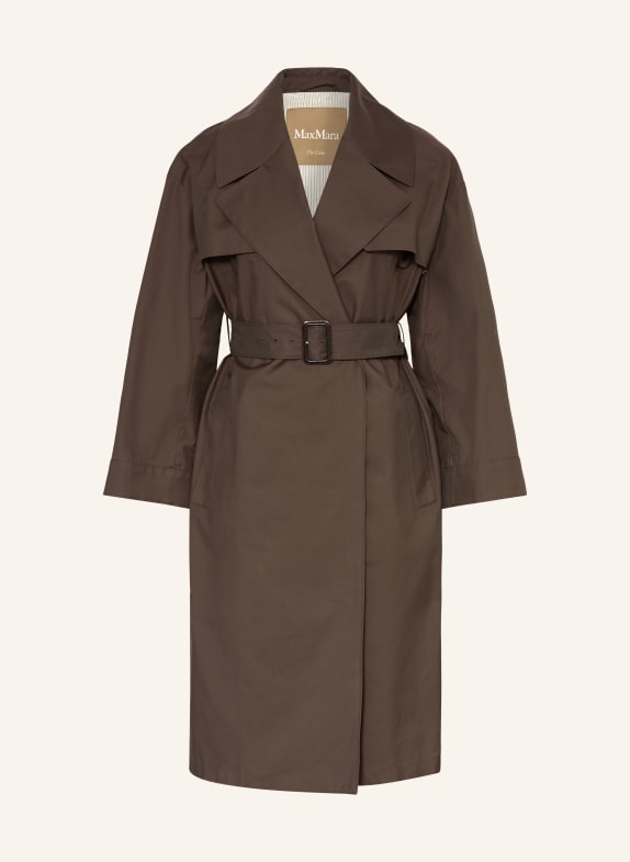 Max Mara The Cube Trenchcoat AMOUR DUNKELBRAUN