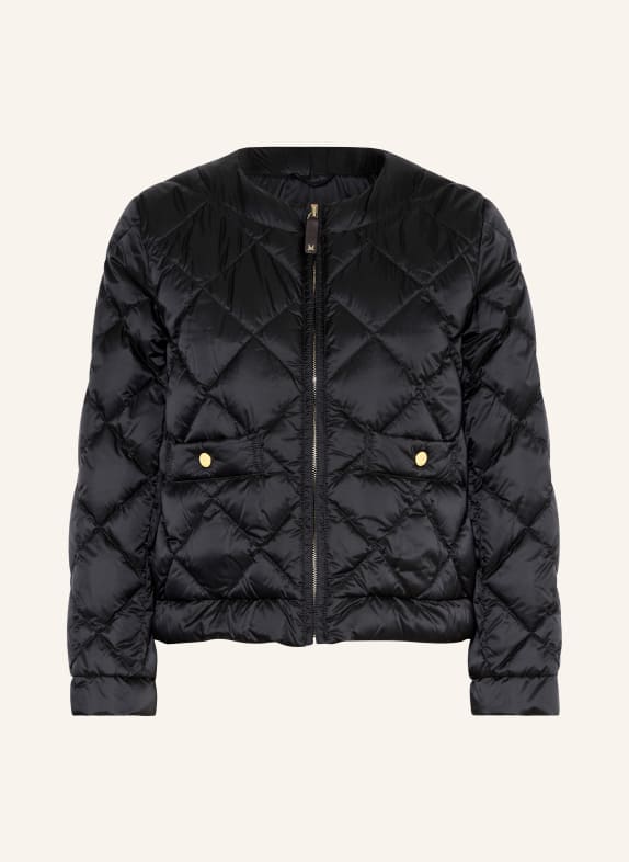 Max Mara The Cube Lehká péřová bunda SOFTA ČERNÁ