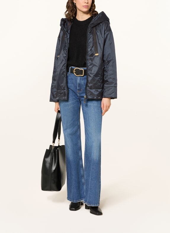 Max Mara The Cube Bunda DARIA TMAVĚ MODRÁ