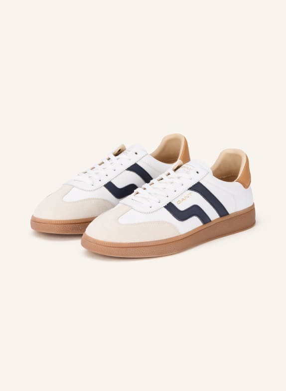 GANT Sneaker CUZMO WEISS / HELLBRAUN / DUNKELBLAU