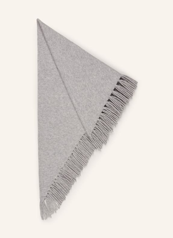 darling harbour Dreieckstuch mit Seide GREY MELANGE