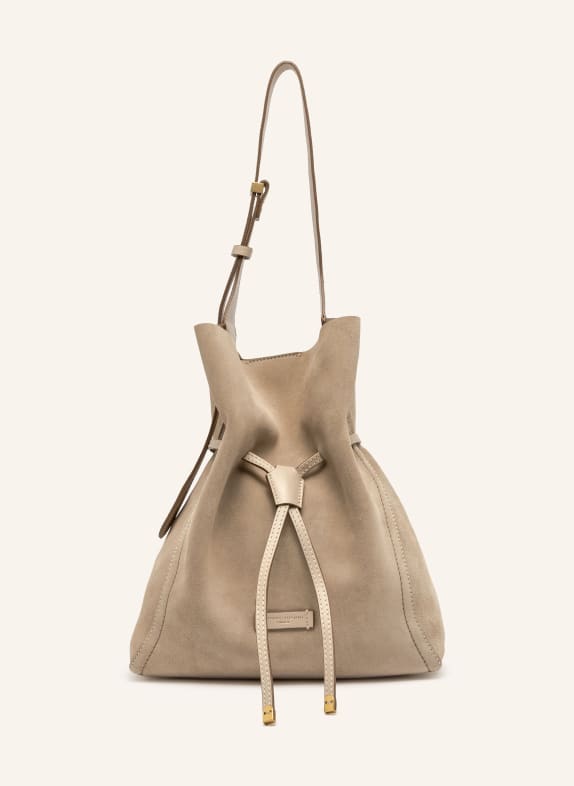 GIANNI CHIARINI Beuteltasche SIENNA BEIGE / GOLD