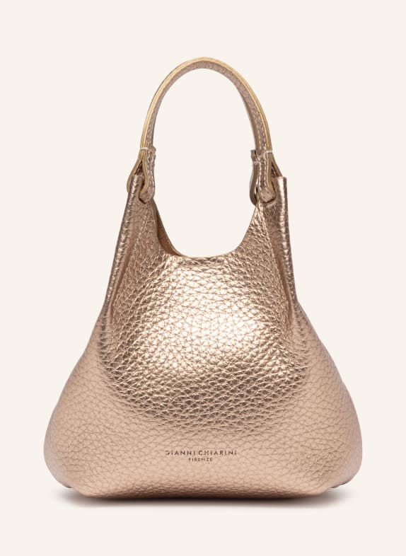 GIANNI CHIARINI Umhängetasche DUA MINI ROSÉGOLD / SILBER