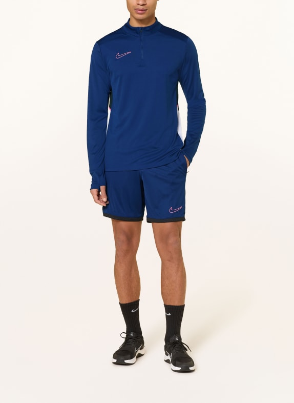 Nike Trainingsshort ACADEMY25 BLAUW / NEONROZE / WIT