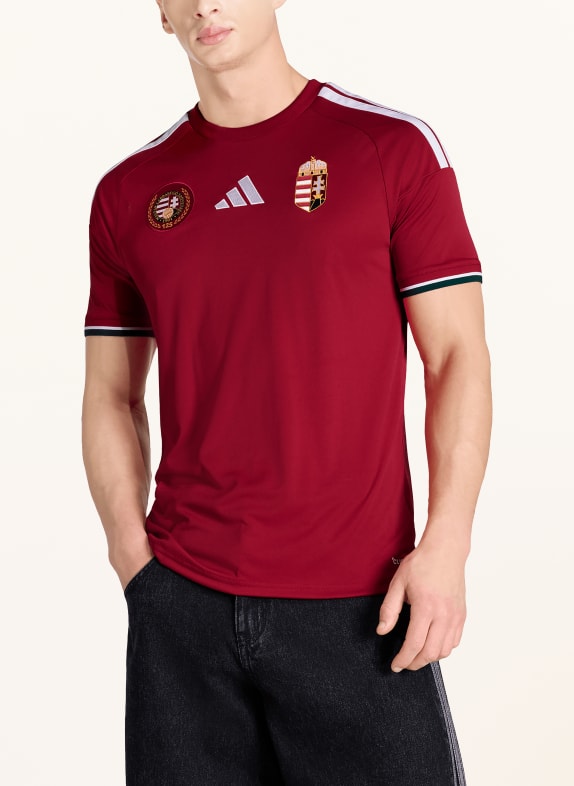adidas Heimtrikot HUNGARY 26 DUNKELROT / WEISS