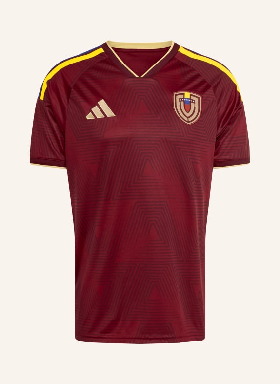 adidas Heimtrikot VENEZUELA 26 für Herren DUNKELROT / GELB / SCHWARZ