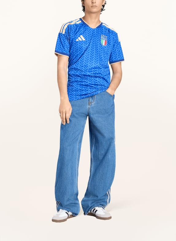 adidas Thuisshirt ITALIË 26 REPLICA BLAUW / GOUD / BLAUW