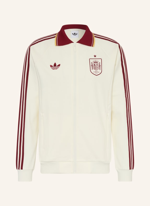 adidas Trainingsjacke SPANIEN AUSWÄRTS ANTHEM WEISS / DUNKELROT