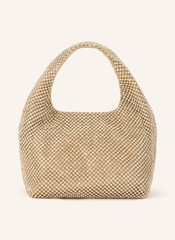 LOEFFLER RANDALL Torebka KENZIE z kamieniami ozdobnymi ZŁOTY